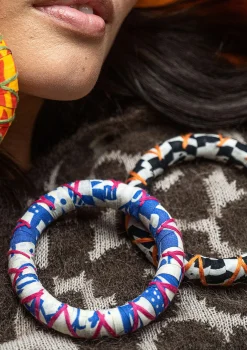 Armband Zuri I Ekologisk Bomull/återvunnet Trä