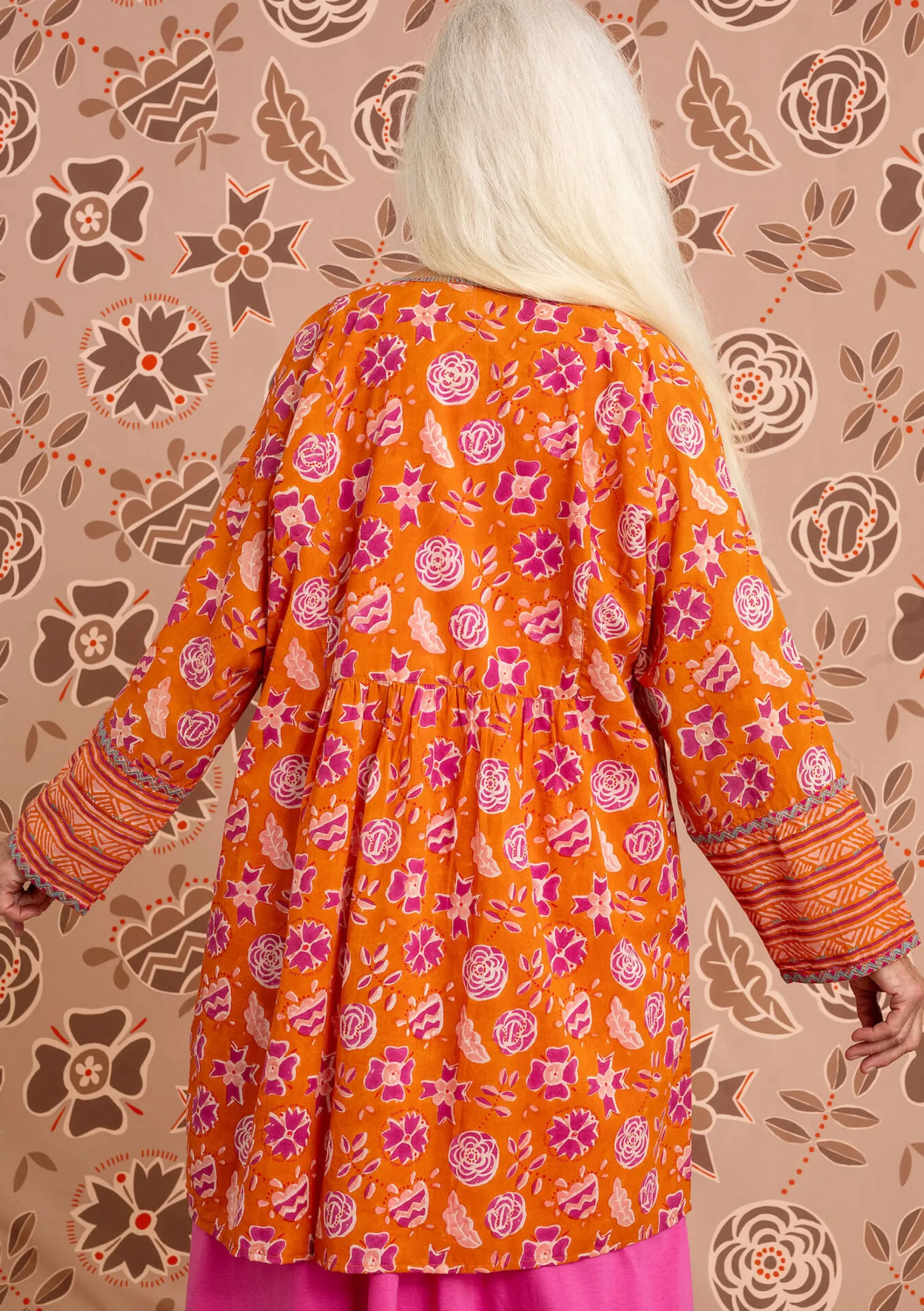 Artistblus Amber I Ekologisk Bomull