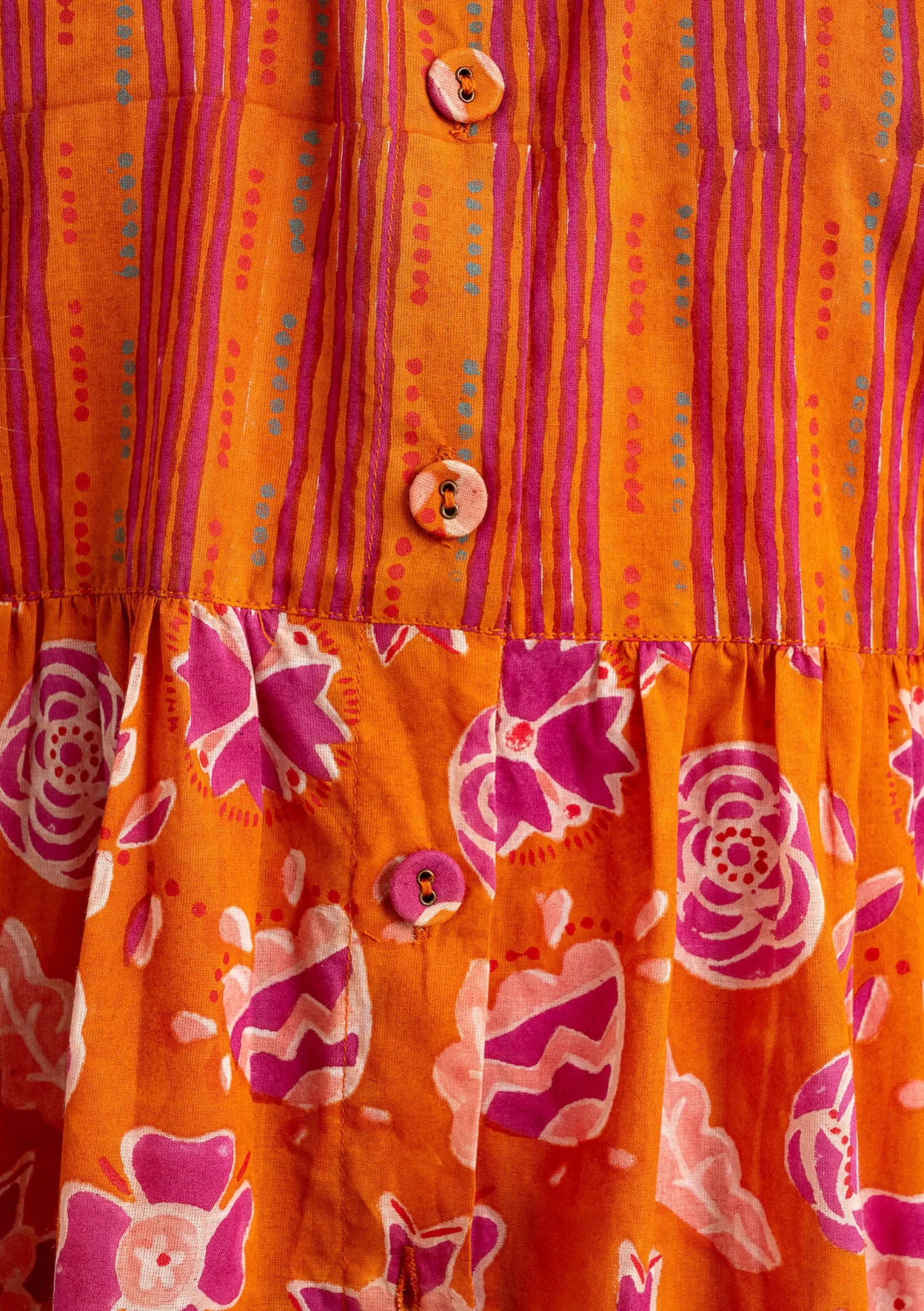 Artistblus Amber I Ekologisk Bomull