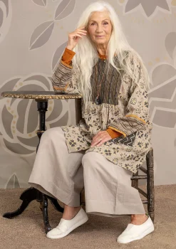 Artistblus Amber I Ekologisk Bomull