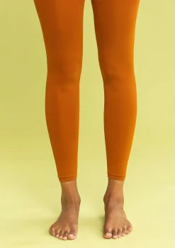 Enfärgade Leggings I återvunnen Polyamid