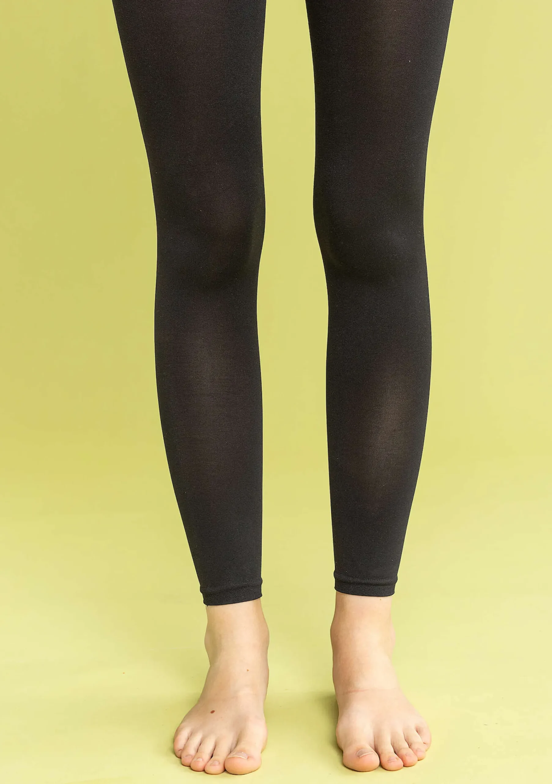 Enfärgade Leggings I återvunnen Polyamid