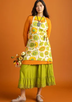 Förkläde Sunflower I Ekologisk Bomull/ Lin