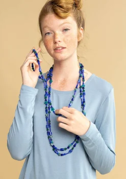 Halsband Jane I återvunna Glaspärlor
