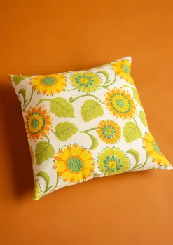 Kuddfodral Sunflower I Ekologisk Bomull/lin