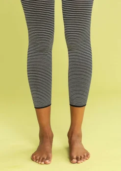 Randig Leggings I återvunnen Polyamid