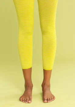 Randig Leggings I återvunnen Polyamid