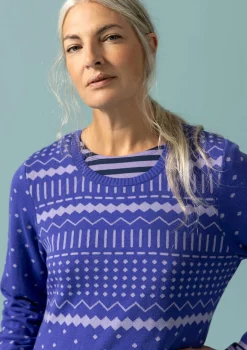 Stickad Tunika Elsie I Ekologisk/återvunnen Bomull