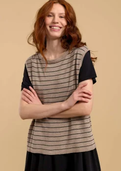 Stickat Linne I Lin