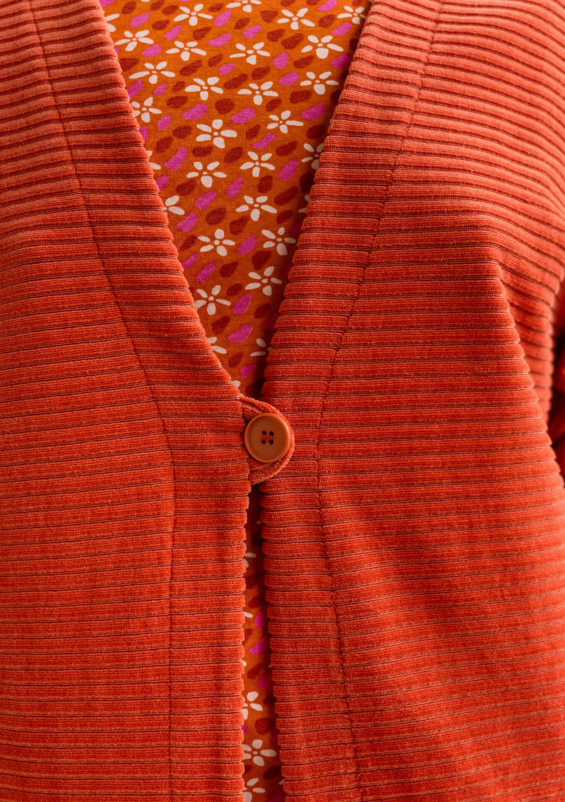 Velourkimono I Ekologisk Bomull/återvunnen Polyester