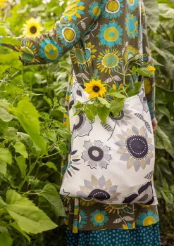 Väska Sunflower I Ekologisk Bomull/lin