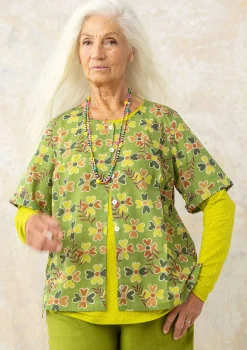 Vävd Blus Peggy I Ekologisk Bomull