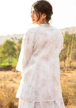 Vävd Kimono Cumulus I Bomull