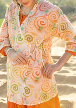 Vävd Kimono Cumulus I Bomull