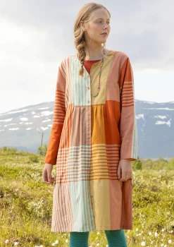Vävd Klänning Madras I Ekologisk Bomull