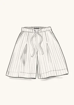 Vävda Shorts I Lin